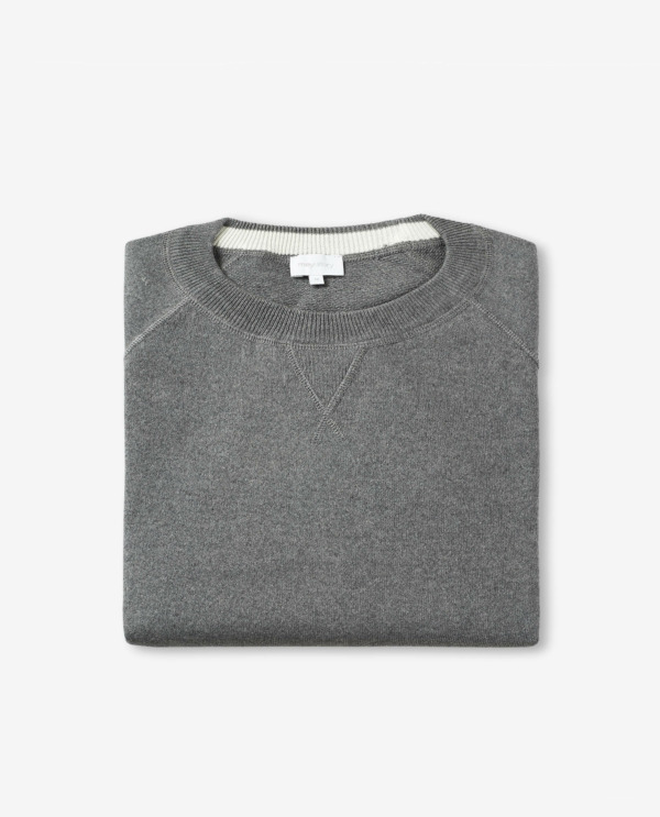 Cotton Mix Crewneck Sweater