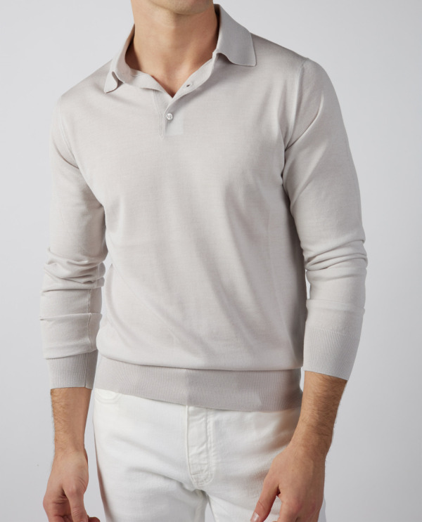 Knitted Polo Shirt  