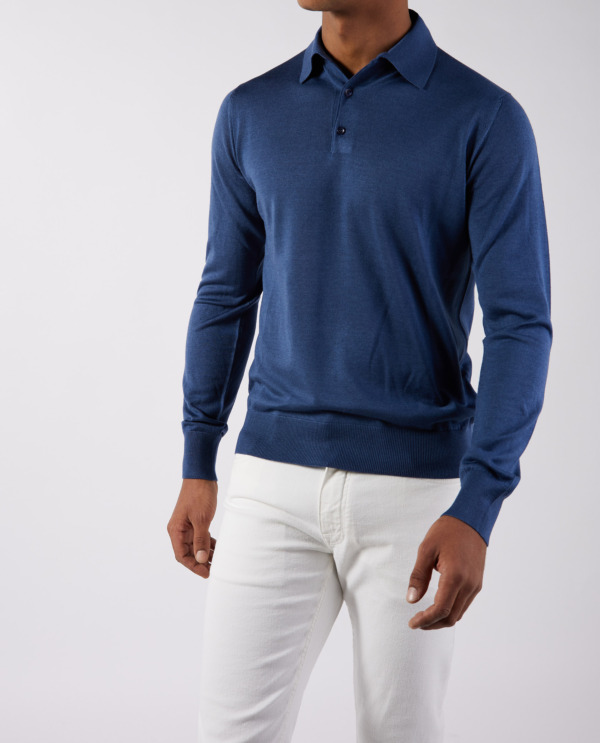 Knitted Polo Shirt  