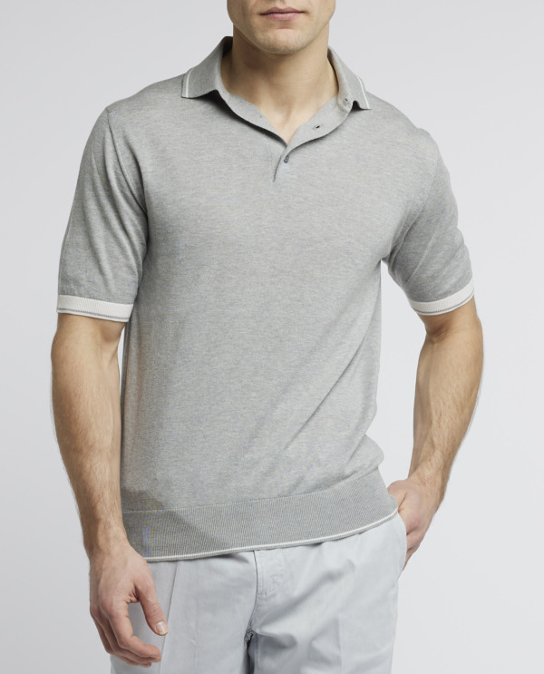Gebreid Polo-Shirt