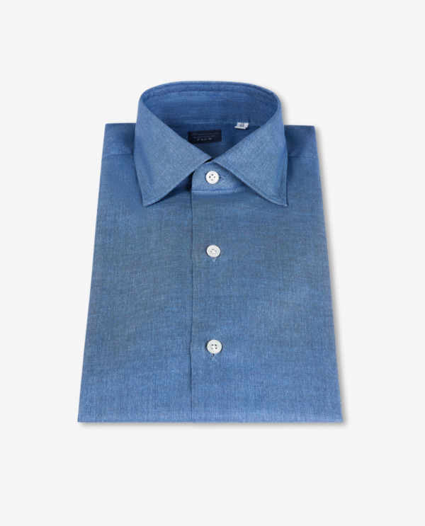 Finamore | Cotton Linen shirt | PAUW