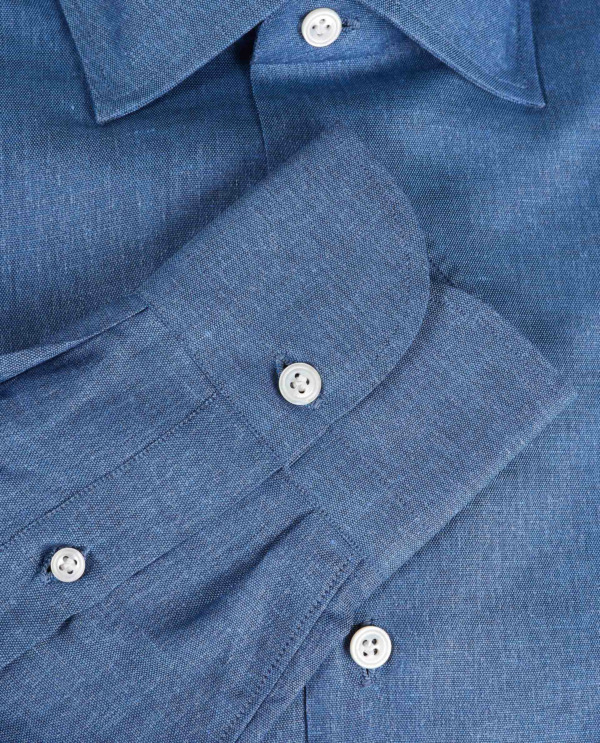 Finamore | Cotton Linen shirt | PAUW