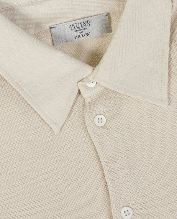 Knitted Short Sleeve Shirt  
