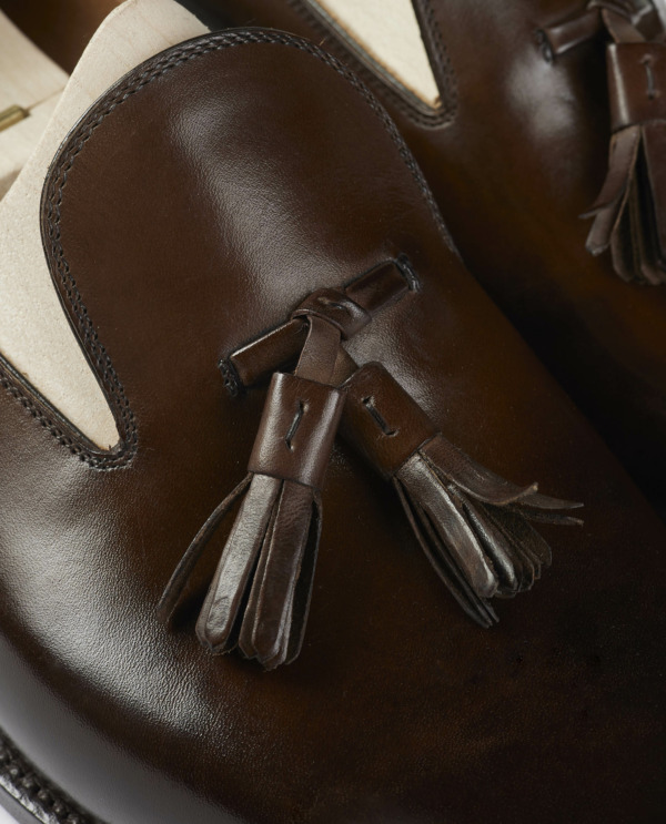 Leather Tassel Loafers - Mod. 530T