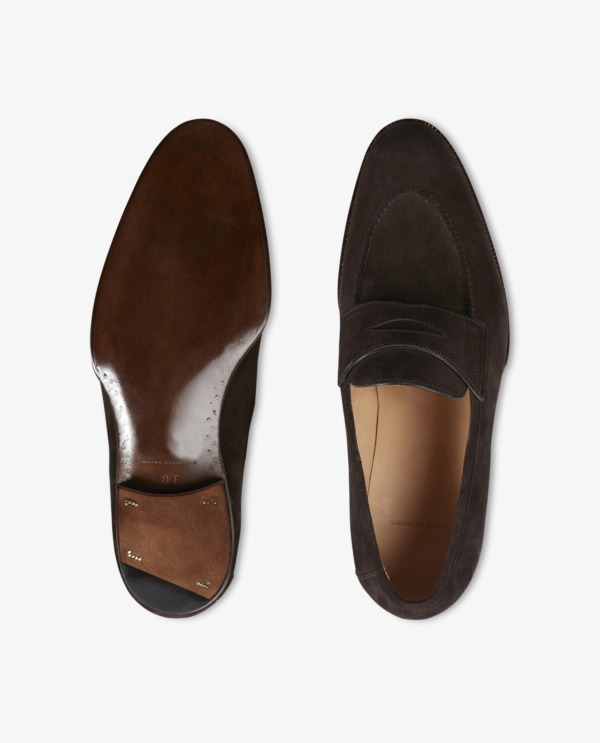 Suede Penny Loafers - Mod. 359