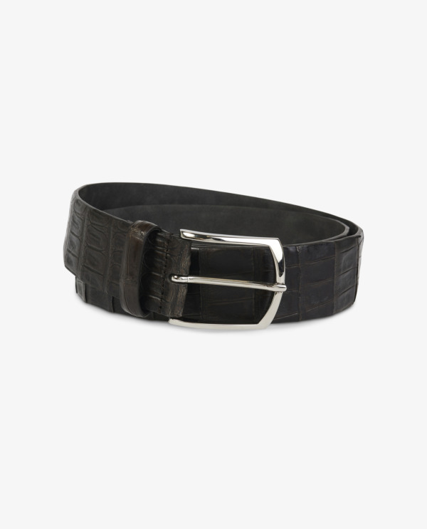 Crocodile Leather Belt