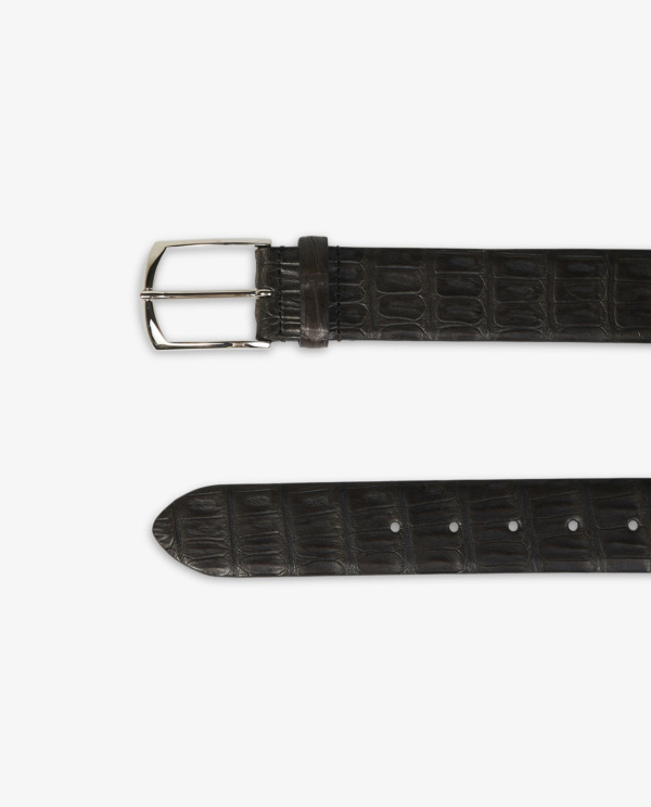 Crocodile Leather Belt