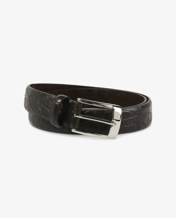 Crocodile Leather Belt