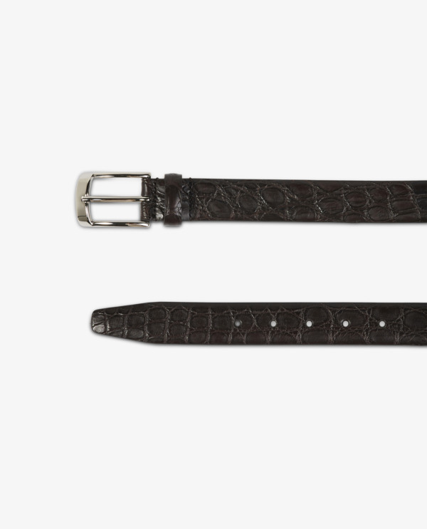 Crocodile Leather Belt