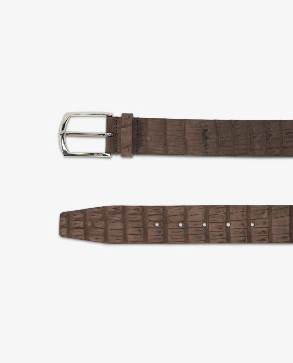 Crocodile Leather Belt